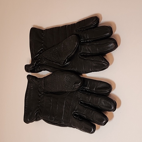 Harley-Davidson Black Leather Gloves - Picture 8 of 10